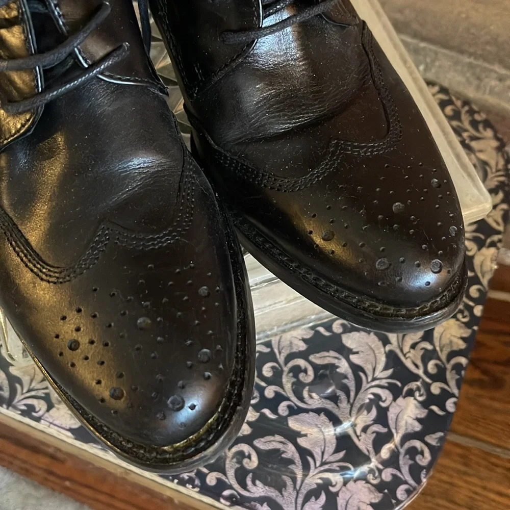 Great Europen look leather oxford - Picture 3 of 5